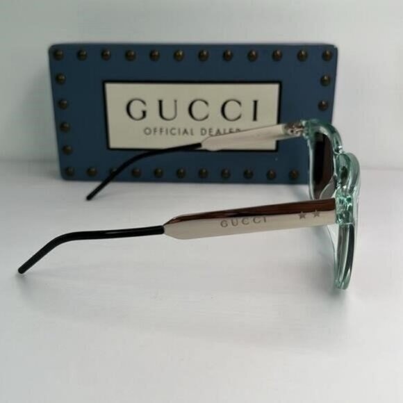 💯- New Authentic GUCCI Unisex Rectangular Sunglasses GG0976S-002-56 - Picture 5 of 13
